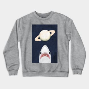 The Universe Is A Shark's Playground Crewneck Sweatshirt